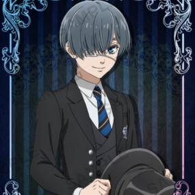 Ciel Phantomhive - Black Butler Public School Arc - Plate Acrylaufsteller - Bushiroad Creative - Profil