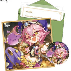 Dori - Geburtstagkarte Set - Button, Shikishi, Aufkleber und Brief (Chinesisch) - Genshin Impact - Destined Day - miHoYo - Profil
