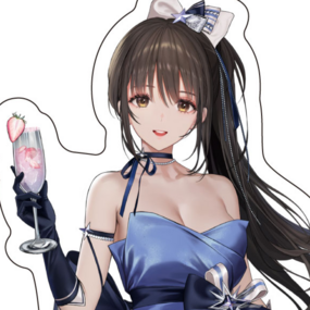 Diesel: Midnight Strawberry - Goddess of Victory: Nikke - Acrylaufsteller - Algernon Product - Profil