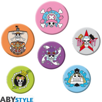 One Piece - Button Set (Skulls) - AbyStyle
