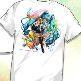 Hatsune Miku - Miku Expo 2024 - T-Shirt - Size XXL (Miku Standing) - Nashi - Profil