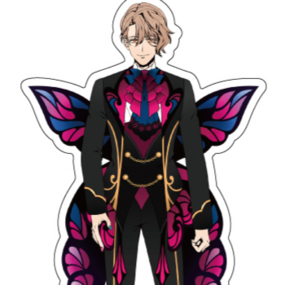 Asmodeus - Obey Me! Nightbringer - Acrylaufsteller - A3 - Profil