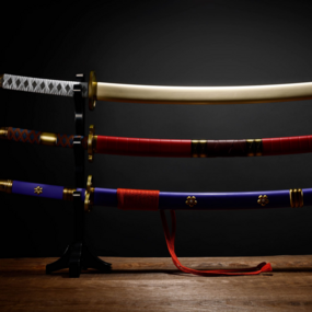 One Piece Proplica – Lorenor Zorro Three Sword Style Schwerter Set (1:1, Bandai Spirits, 95 cm) - Profil