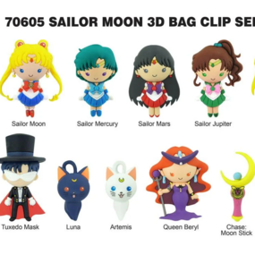 Zufällige Auswahl - Sailor Moon - 3D Taschenclip Serie 1 - Monogram International Inc. - Profil