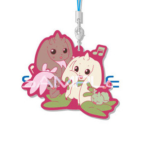 Lopmon, Terriermon, Chocomon and Gummymon - Digimon Anhänger - Rabasuto Collection - Profil