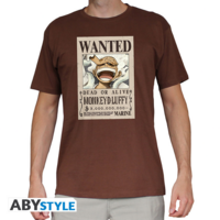 Wanted Ruffy - Men's T-Shirt - L - AbyStyle