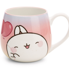 Molang mit Herzballon - Tasse - 400ml - Profil