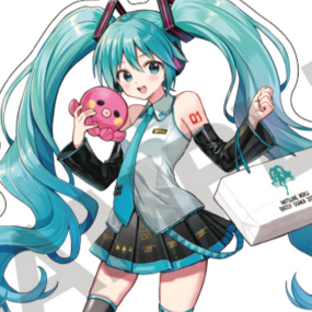 Hatsune Miku - Hatsune Miku Enjoy Osaka 2024 - Acrylaufsteller - Crux - Profil