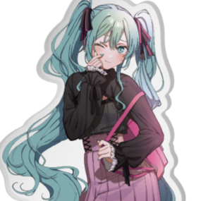 Hatsune Miku - Hatsune Miku (Don Quijote Fair 2024) - Acrylaufsteller (Kawaii Fashion) - Caravan - Profil