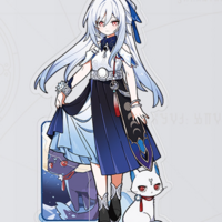 Jingliu - Honkai: Star Rail - Little Kitty - Acrylaufsteller