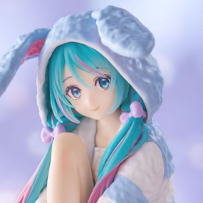 Hatsune Miku - Blue Color - Rabbit Ear Hood Pajama - Noodle Stopper - Furyu - Profil