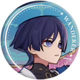 Wanderer - Genshin Impact - Can Badge Version 2 - miHoYo