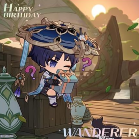 Wanderer - Genshin Impact - Shikishi (Heartfelt Wishes Series) - miHoYo - Profil