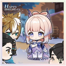 Kokomi Sangonomiya - Genshin Impact - Shikishi (Heartfelt Wishes Series) - miHoYo - Profil