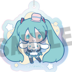 Hatsune Miku - Hatsune Miku x Cinnamoroll (Aurora) - Acrylic Keychain D - Anicraft - Profil