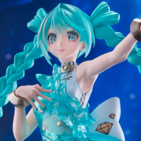 Hatsune Miku - Emerald Gem - Clearluxe - Banpresto - Profil