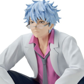 Ginpachi Sakata - Gintama - Mr.Ginpachi's Zany Class - Desk Figure - Banpresto - Profil