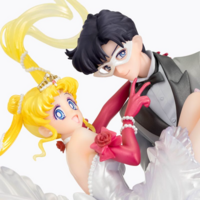 Usagi Tsukino & Tuxedo Mask - Moonlight Glow - FiguartsZERO Chouette PVC Statue (24 cm) von Bandai Spirits