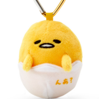 Gudetama - Schlüsselanhänger mit Herzform Karabiner / Aufhänger - Sanrio
